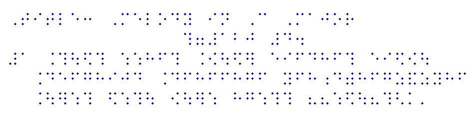 Melody in C Major Braille Score