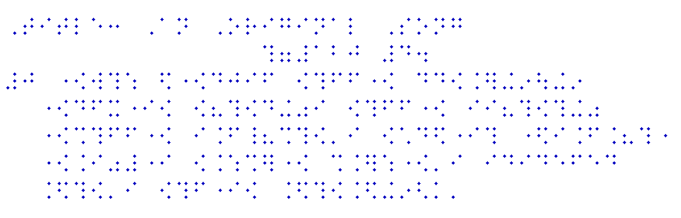 An Original Song Braille Score